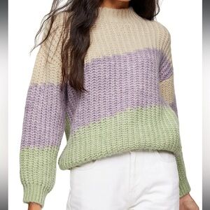 Topshop Colorblock Sweater